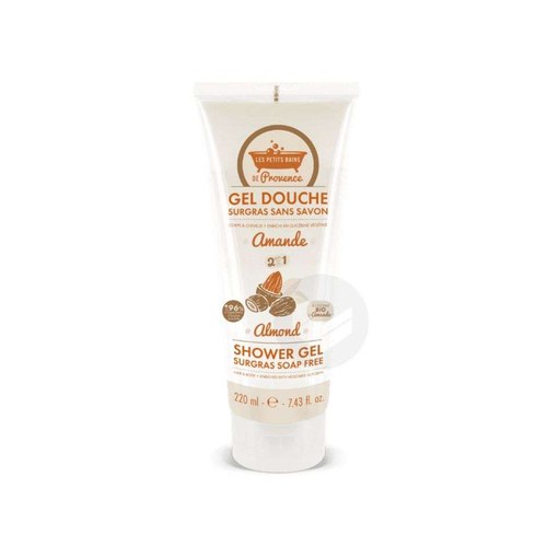 LES PETITS BAINS DE PROVENCE GEL DOUCHE SURGAS SANS SAVON AMANDE 50ML