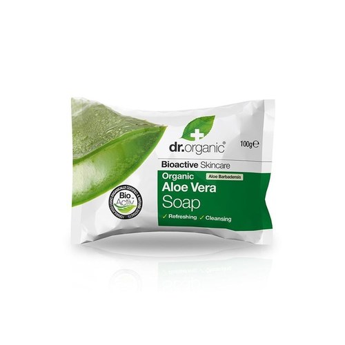 Dr. Organic Savon bloc à l'aloe vera 100 ml