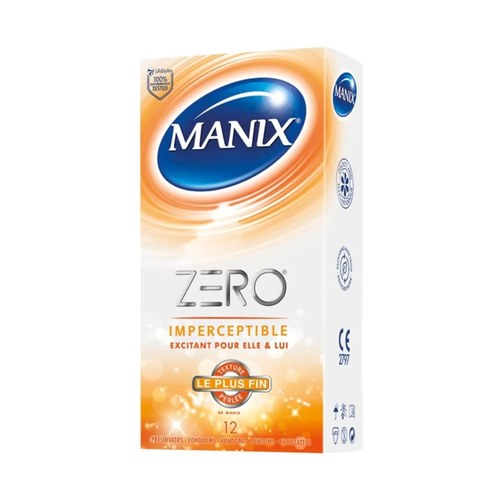 MANIX ZERO EXCITANT 12 préservatifs