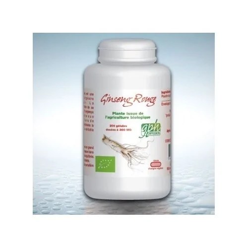 GPH DIFFUSION GINSENG ROUGE Bio  200 gélules
