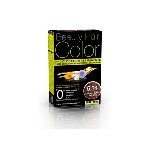 BEAUTY HAIR COLOR Châtain Clair Lumineux 5.34- 160ml