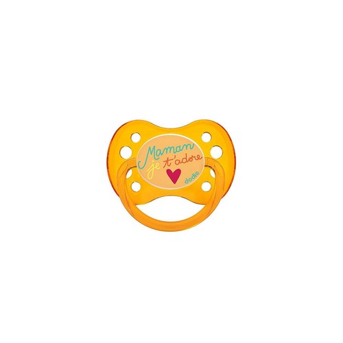DODIE SUCETTE ANATOMIQUE +6MOIS AE2  MAMAN JE T'ADORE