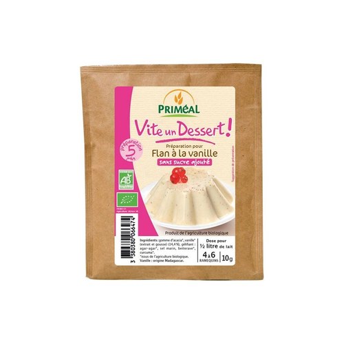 FLAN VANILLE SANS SUCRE 10G/25