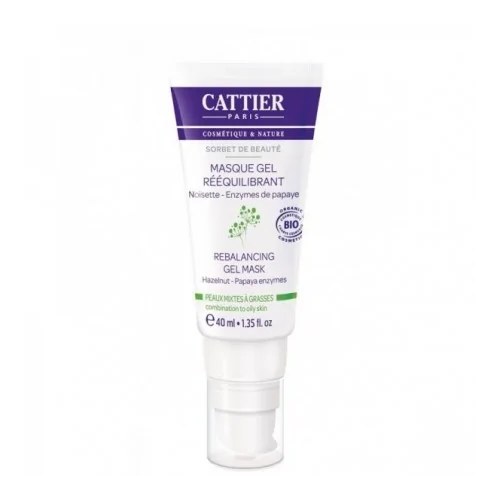Cattier MASQUE GEL REEQUILIBRANT - SORBET DE BEAUTE 40ml