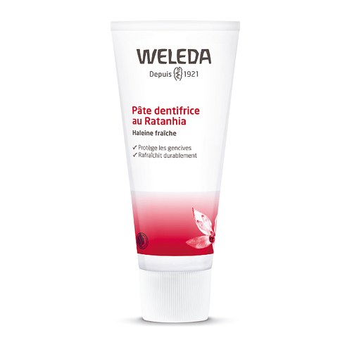 Weleda Pâte dentifrice au Ratanhia bio 75ml