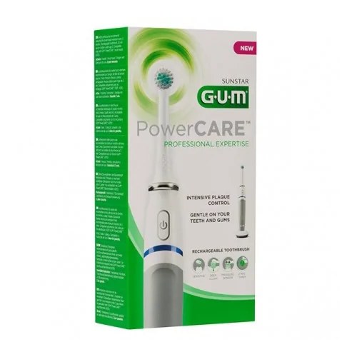 GUM Power Care Brosse à Dents Electrique Rechargeable