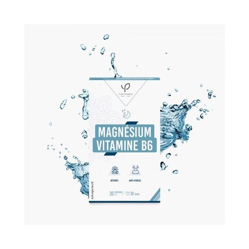 Yves Ponroy  MAGNESIUM VITAMINE B6 (100% besoins/jour) 30comp