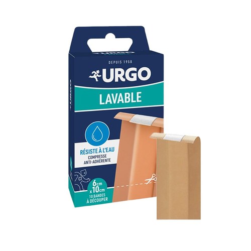 URGO LAVABLE 5 bandes a découper 10cm x 6cm