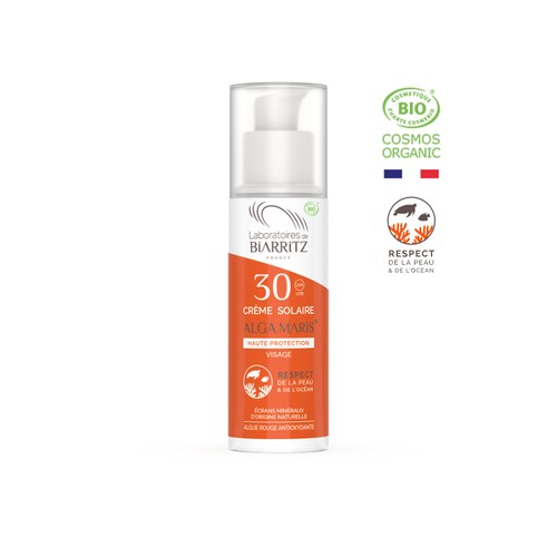 Biarritz ALGAMARIS - Crème solaire Visage SPF30