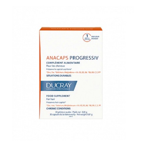 Ducray Anacaps Progressiv 30 capsules