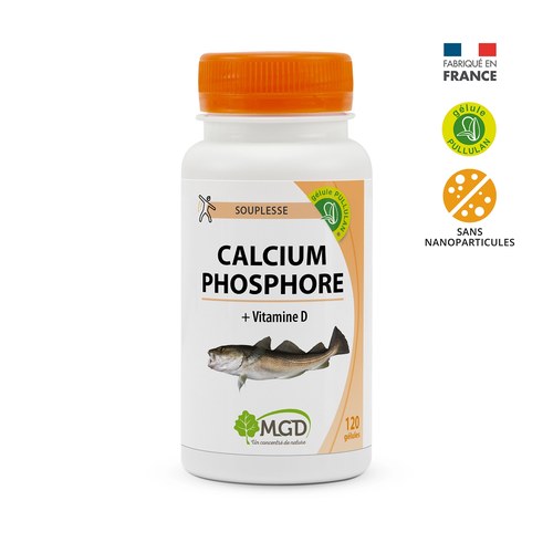 MGD NATURE calcium phosphore + vit d 120 gelules