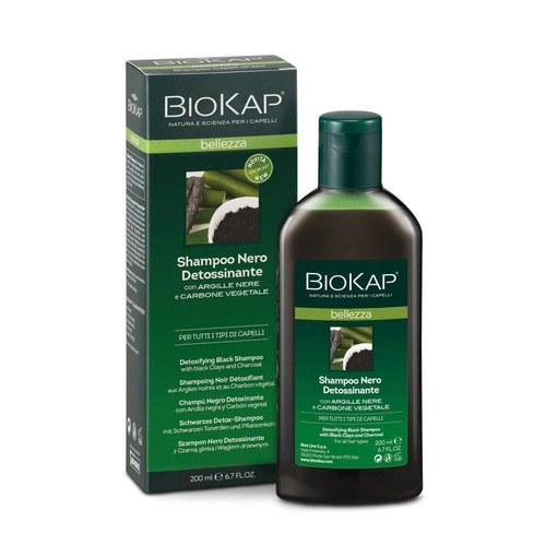 Biokap Shampoing noir detoxifiant Belleza  200 ml