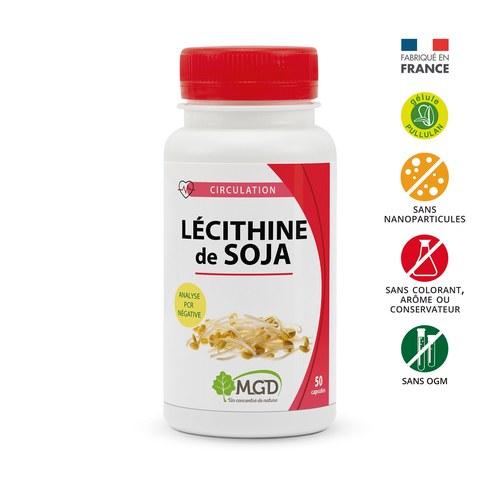 MGD NATURE lécithine de soja 100 capsules