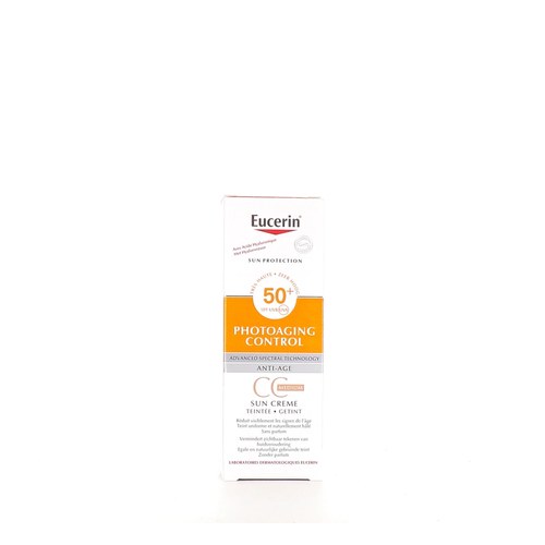EUCERIN SUN PROTECTION CC CRÉME MÉDIUM SPF 50+ (50 ML)