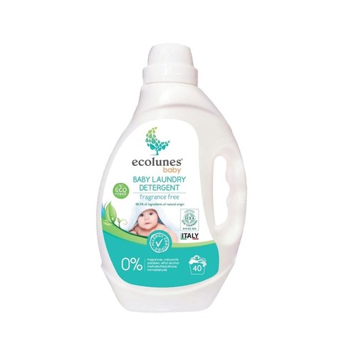 ECOLUNES LESSIVE BÉBÉ ÉCOLOGIQUE ET HYPOALLERGÉNIQUE - 20 LAVAGES 1 L