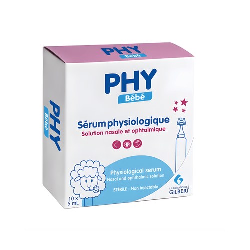 GILBERT PHY SERUM PHYSIOLOGIQUE 10X5ML