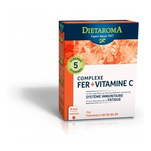 dietaroma Complexe Fer + vitamine C 30comprimés