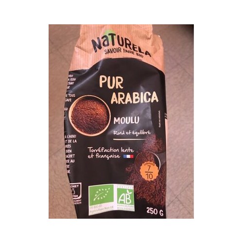 NATURELA CAFE PUR ARABICA MOULU 250G