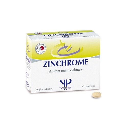 yves ponroy Zinchrome 30 comprimés (30 jours)