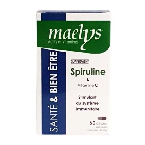 MAELYS SPIRULINE & VITAMINE C 60 GÉLULES