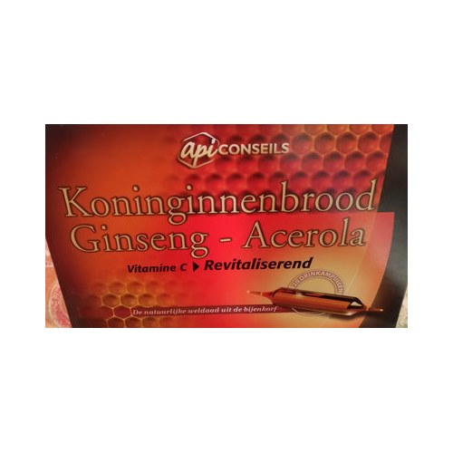API CONSEILS GELEE ROYALE GINSENG-ACEROLA 20 AMPOULES