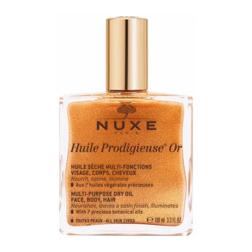 NUXE HUILE PRODIGIEUSE OR 100ml Soin Multi-Fonctions - Visage, Corps, Cheveux
