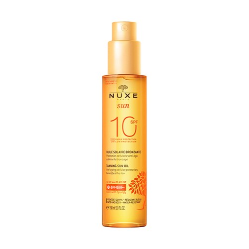 NUXE Sun Huile Bronzante Visage et Corps SPF 10