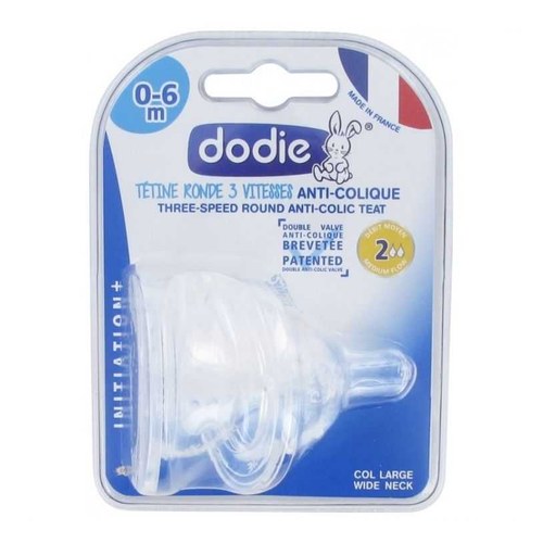 DODIE tétine PLATE SENSATION+ D2 (X2)