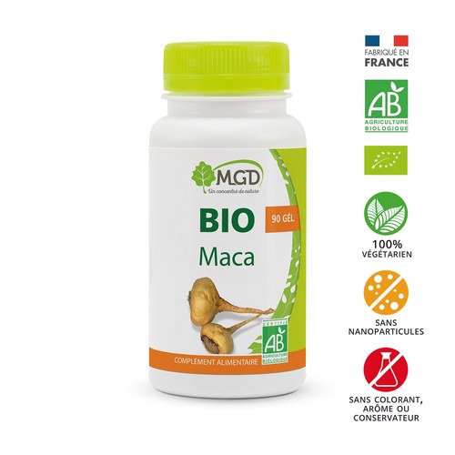 MGD NATURE maca bio 250 mg - 90 gélules