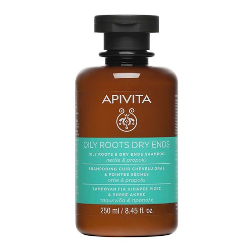 Apivita Shampoing pour Racines Grasses et Pointes Sèches 250ml