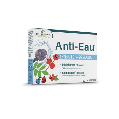 LES 3 CHÊNES ANTI-EAU DÉSINFILTRANT & AMINCISSANT 30 COMPRIMÉS