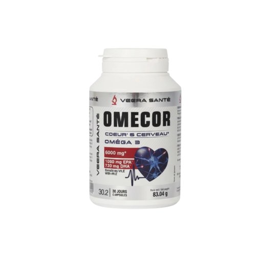 ERIC FAVRE OMEGA 3 CŒUR & CERVEAU 3000 MG 60 CAPSULES