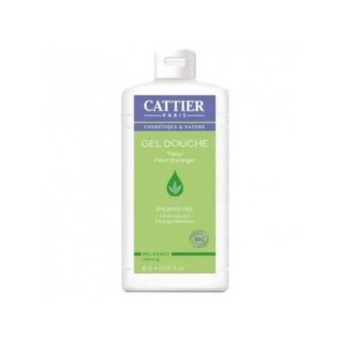 Cattier GEL DOUCHE RELAXANT - TILLEUL / EAU FLEUR D'ORANGER   1L