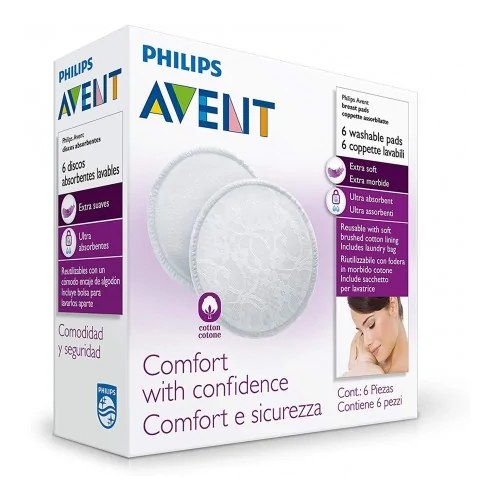AVENT COUSSINETS LAVABLES 3 PAIRES