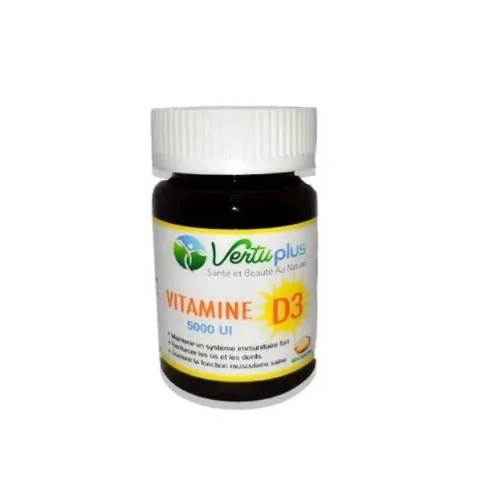 Vertu plus Vitamine D3 50 Capsules
