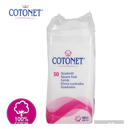 Cotonet Coton Carres 50 Pièces