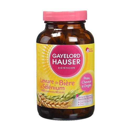 GAYELORD HAUSER LEVURE DE BIERE ET SELENIUM 400 COMPRIMÉS