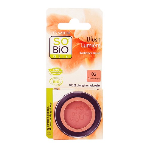 SO BiO Blush 02 Corail - Fard à Joues