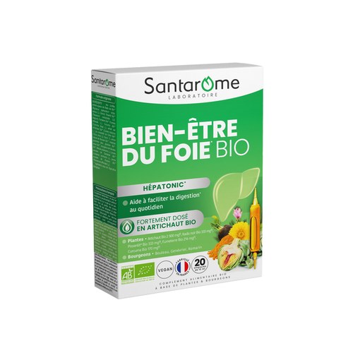 SANTAROME BIEN-ÊTRE DU FOIE BIO 20 AMPOULES
