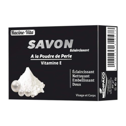 Racine Vita Savon éclaircissant a la poudre de perle et vitamine E 80 gr