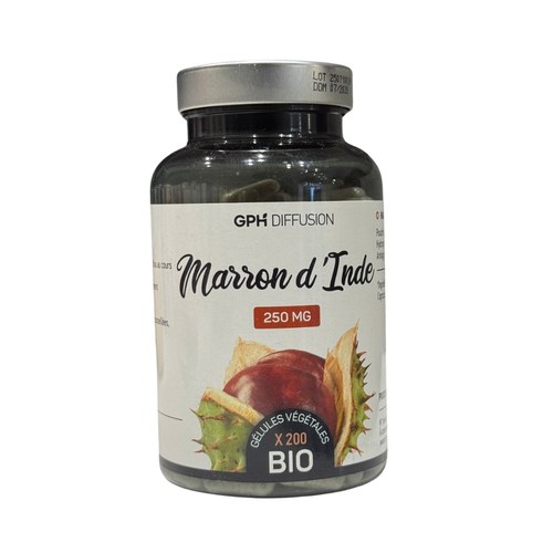 GPH DIFFUSION MARRON D'INDE  Bio 200 gélules