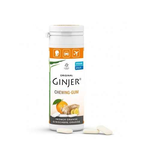 GINJER CHEWING-GUM GINGEMBRE ORANGE 30 G