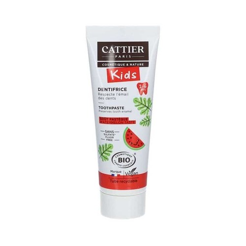 Cattier DENTIFRICE 2 - 6 ANS GOUT PASTEQUE 50ml
