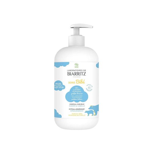 BIARRITZ ALGA NATIS GEL LAVANT SURGRAS CERTIFIÉ BIO 500ml