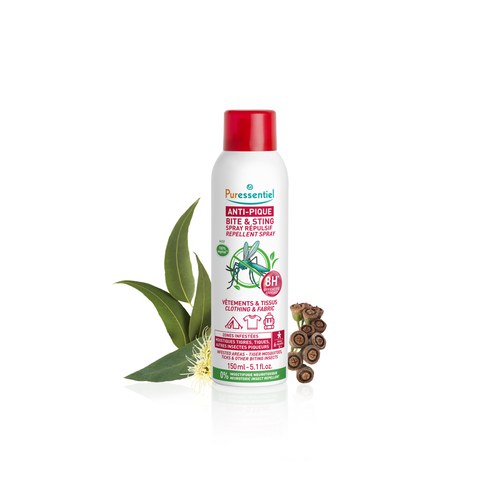 PURESSENTIEL ANTI PIQUE SPRAY REPULSIF VETEMENT & TISSUS 150ML