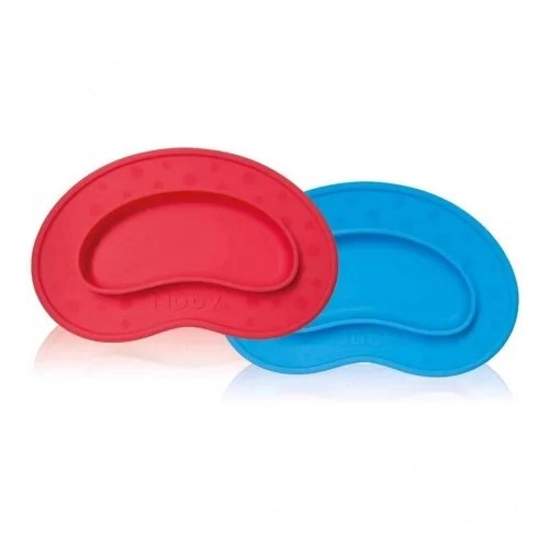 NUBY Assiette ventouse miracle 100% Silicone ovale -9m+ ID92828