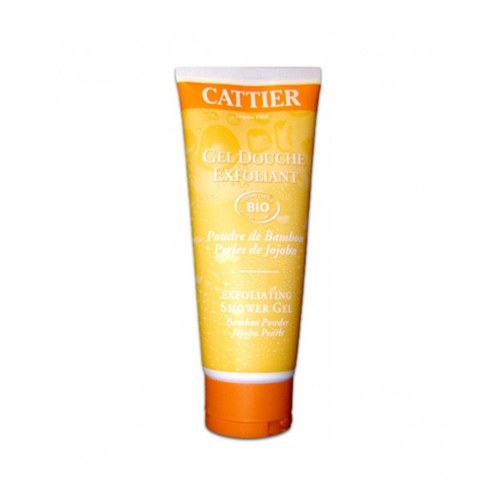 Cattier Gel douche Exfoliant - Poudre de Bambou Perles de Jojoba de Cattier 200ml