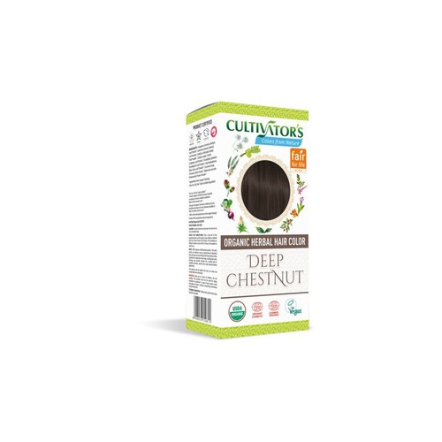 CULTIVATORS ORGANIC HERBAL HIAR COLOR DEEP CHESTNUT