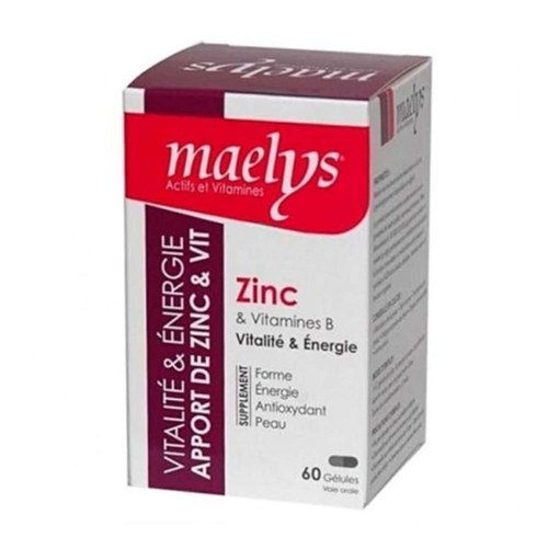 MAELYS ZINC & VITAMINES B VITALITÉ 60 GÉLULES