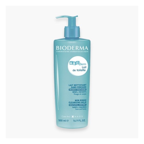 BIODERMA ABCDERM LAIT DE TOILETTE SANS RINÇAGE 500 ML